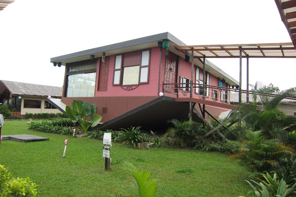 Upside down house